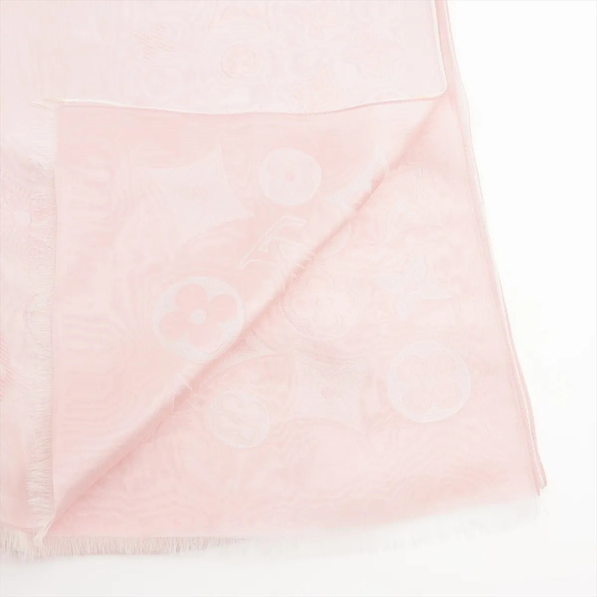 Louis Vuitton Etole St. Petersburg Silk Scarf Pink Monogram 3380