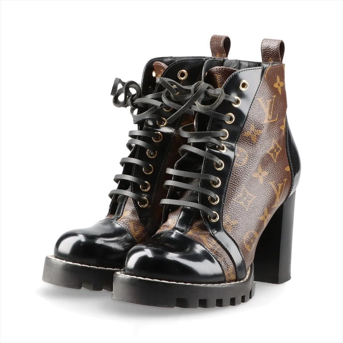 Louis Vuitton Star Trail Line Boots Monogram Black (Size 37) 3387