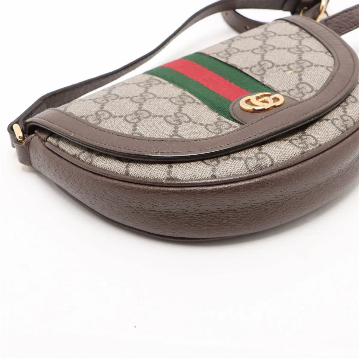 Gucci Ophidia Mini Half Moon Shoulder Bag GG Supreme 3409