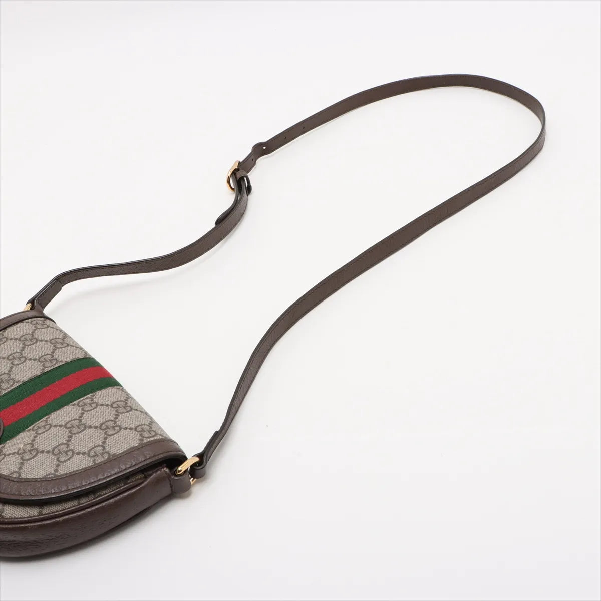 Gucci Ophidia Mini Half Moon Shoulder Bag GG Supreme 3409