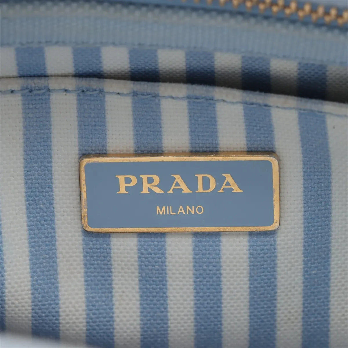 Prada Canapa 2-Way Bag Light Blue 3411