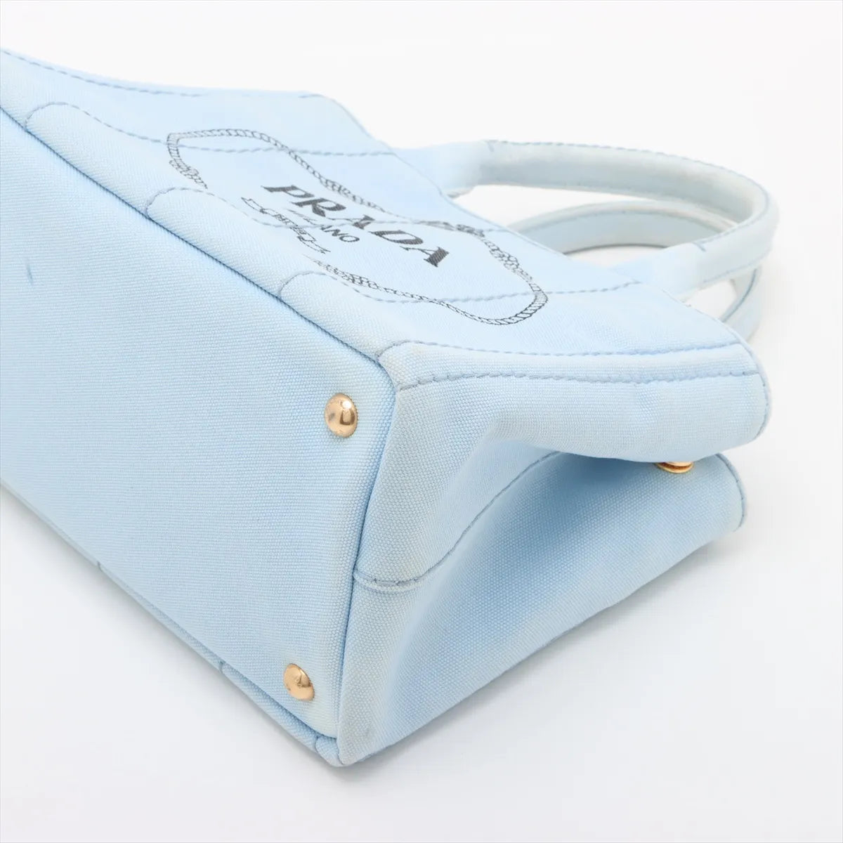 Prada Canapa 2-Way Bag Light Blue 3411