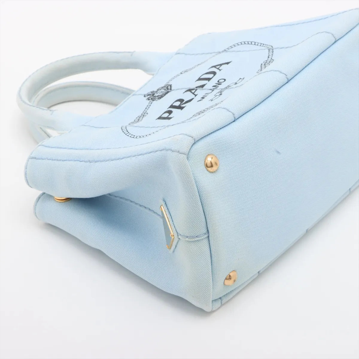 Prada Canapa 2-Way Bag Light Blue 3411