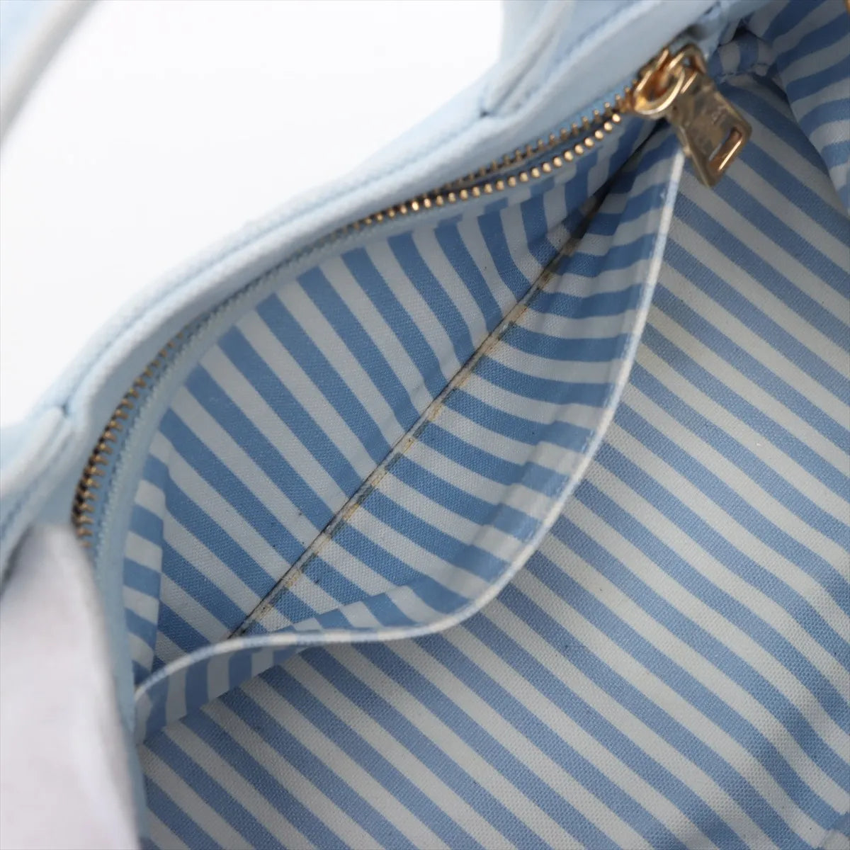 Prada Canapa 2-Way Bag Light Blue 3411