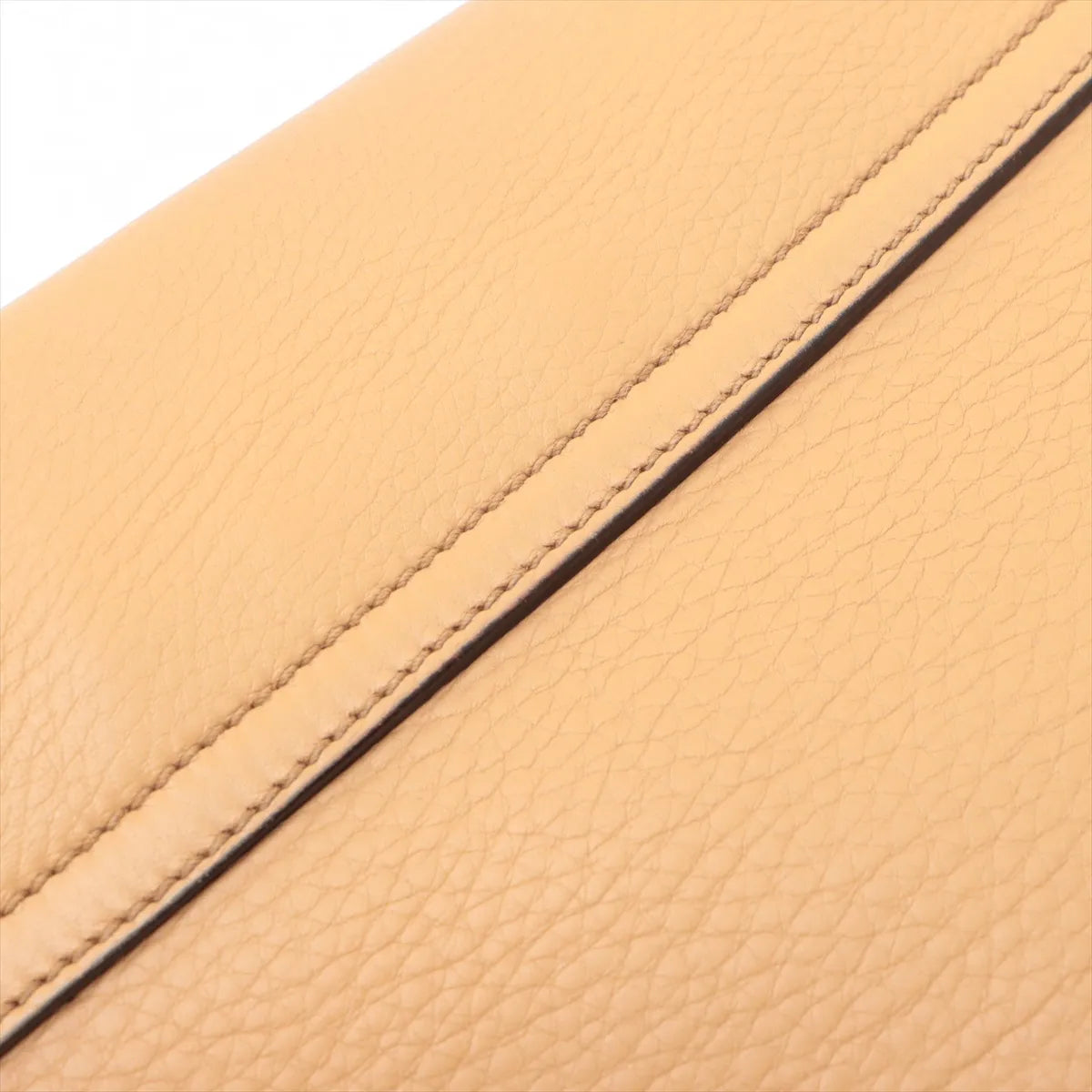 Gucci Soho Flap Tassel Chain Shoulder Bag Beige Leather 3460