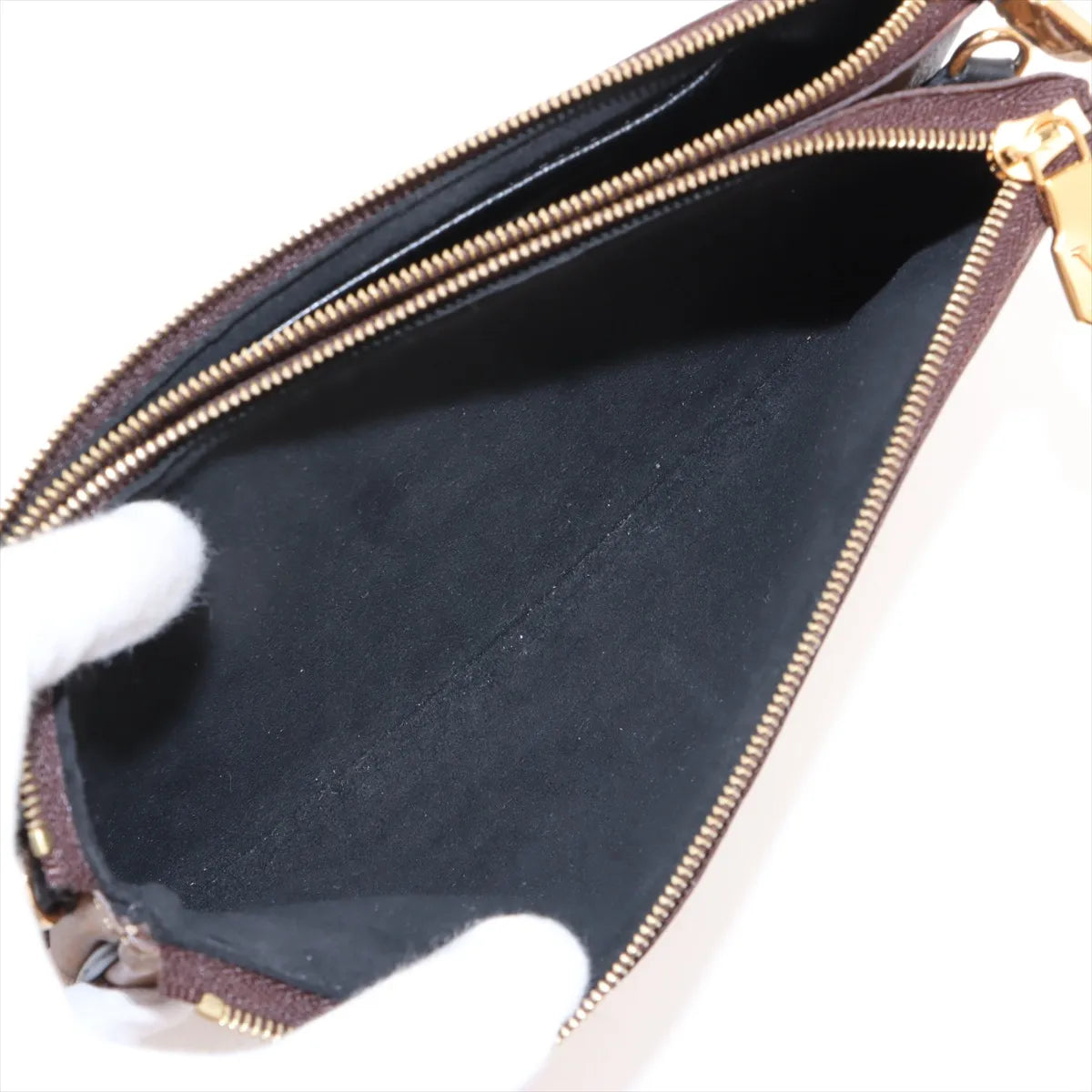 Louis Vuitton Double Zip Pochette Giant Monogram Reverse 3454