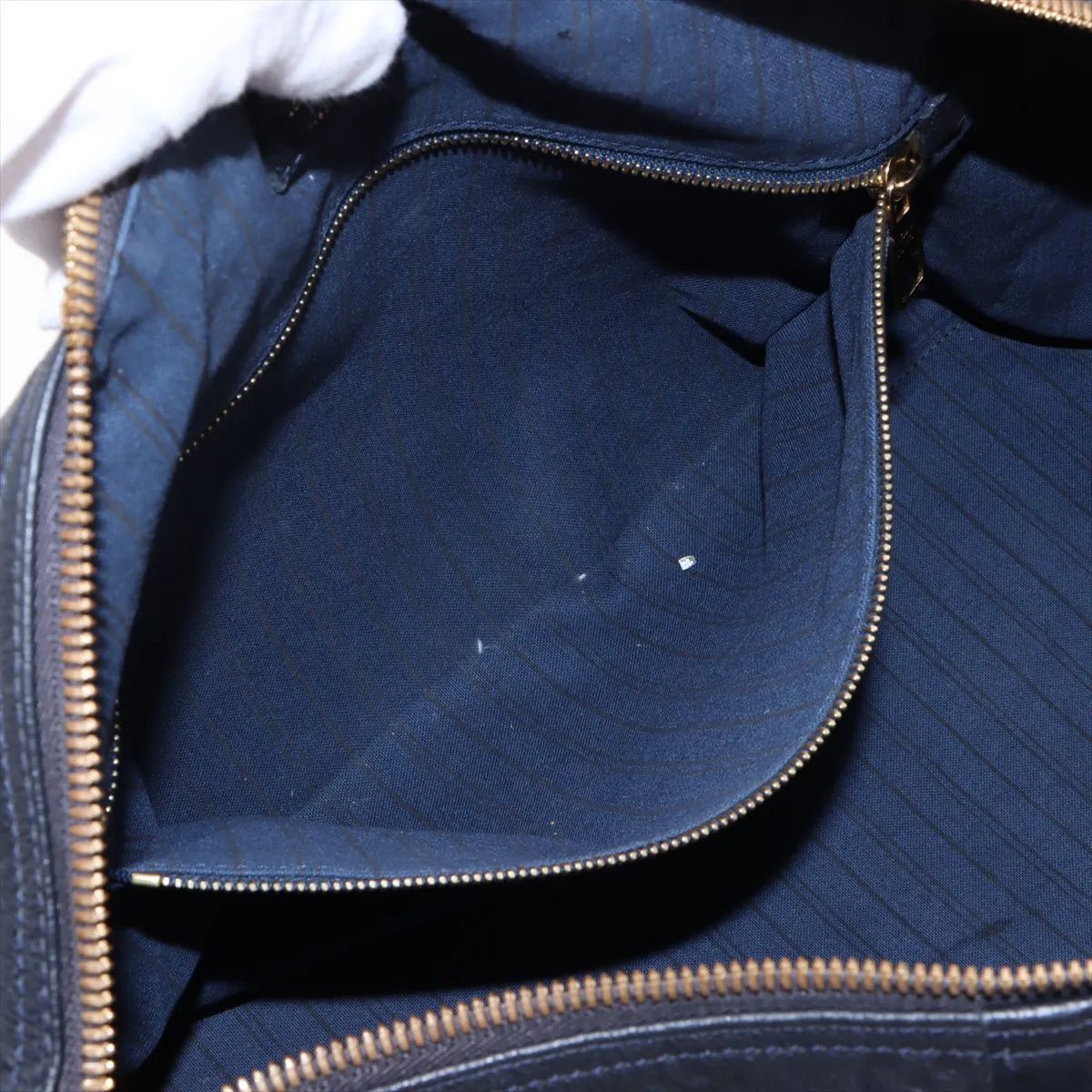 Louis Vuitton Keepall 45cm Bandouliere Midnight Blue Empreinte 3468