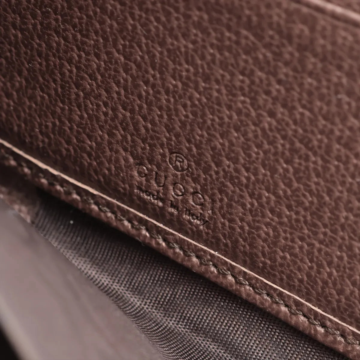 Gucci Ophidia Zippy Wallet GG Supreme Beige Brown 3490