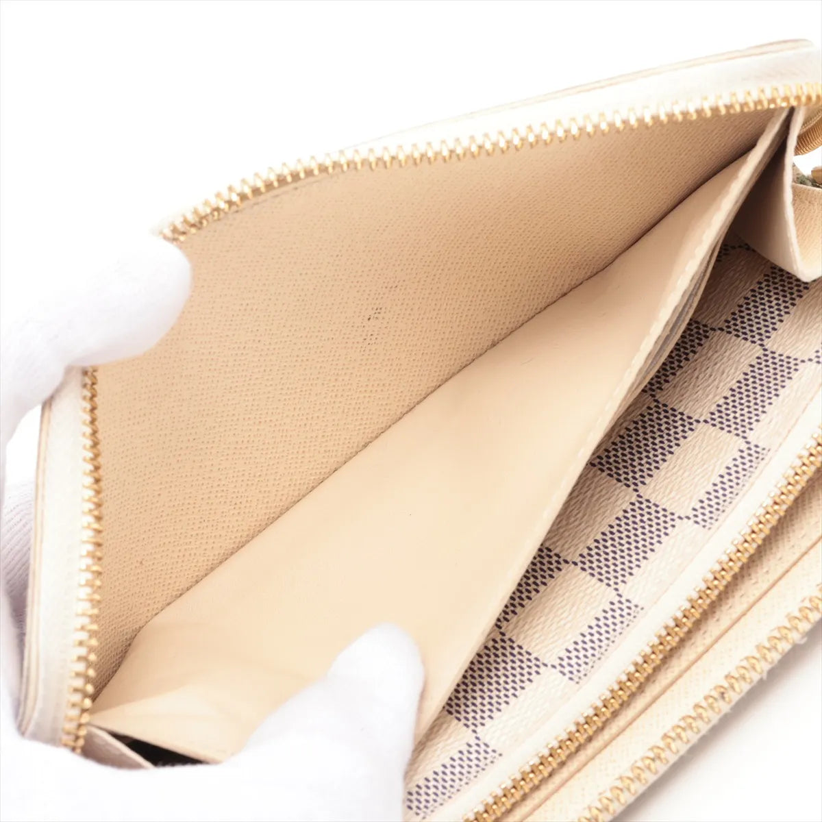 Louis Vuitton Clemence Wallet Damier Azur 3491