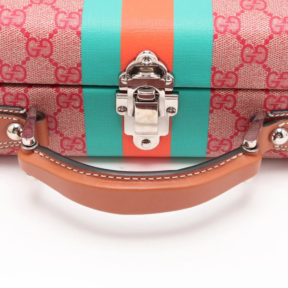Gucci x Dans Le Vert Mini Retro Savoy Top Handle Beauty Case 2-Way Bag GG Supreme Multicolor 3478