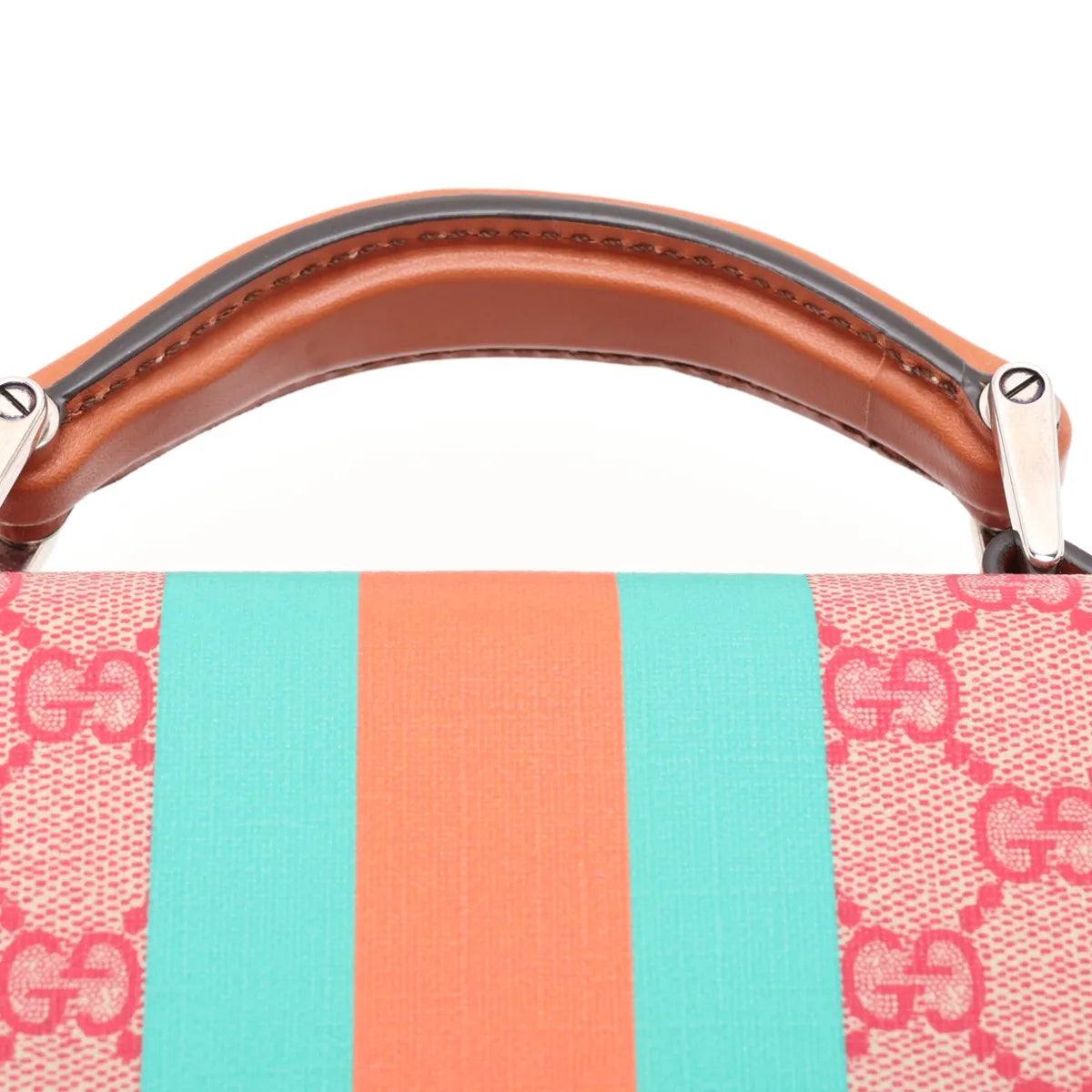 Gucci x Dans Le Vert Mini Retro Savoy Top Handle Beauty Case 2-Way Bag GG Supreme Multicolor 3478