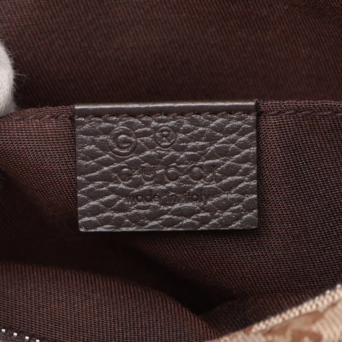 Gucci Sling Belt Waist Bag GG Canvas Brown 3479