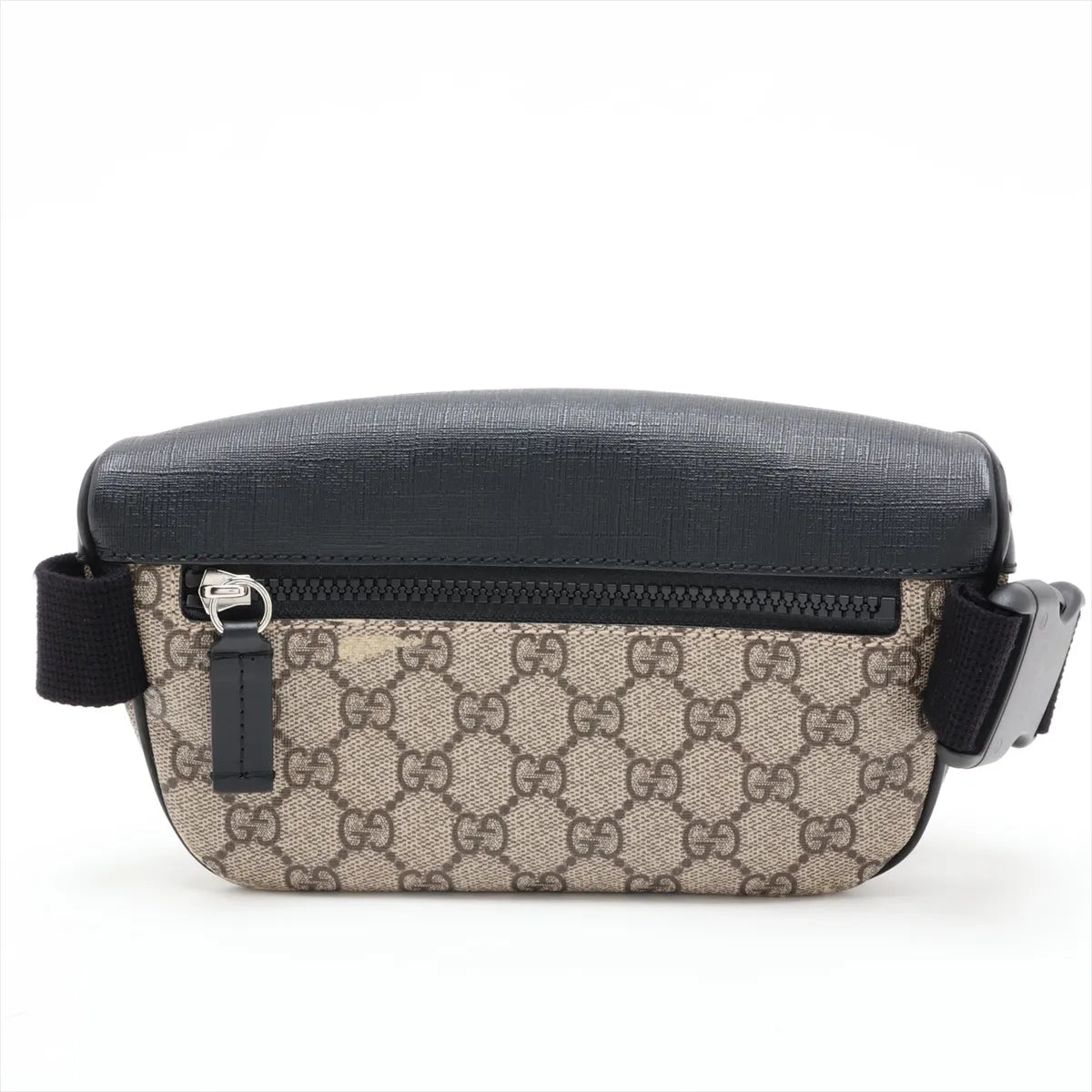 Gucci Sling Waist Belt Bag GG Supreme Beige Black 3482