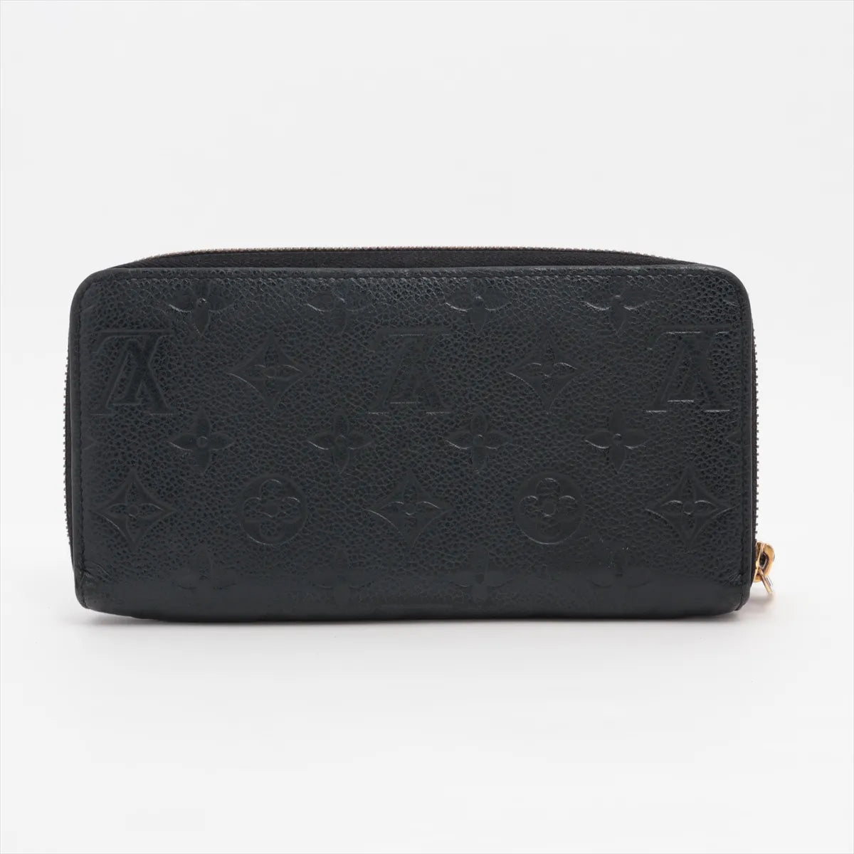 Louis Vuitton Zippy Wallet Black Empreinte Leather 3493