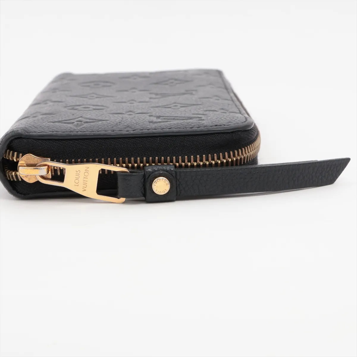 Louis Vuitton Zippy Wallet Black Empreinte Leather 3493