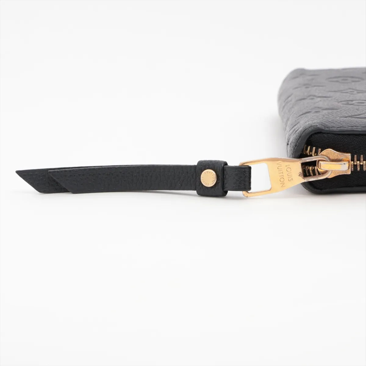 Louis Vuitton Zippy Wallet Black Empreinte Leather 3493