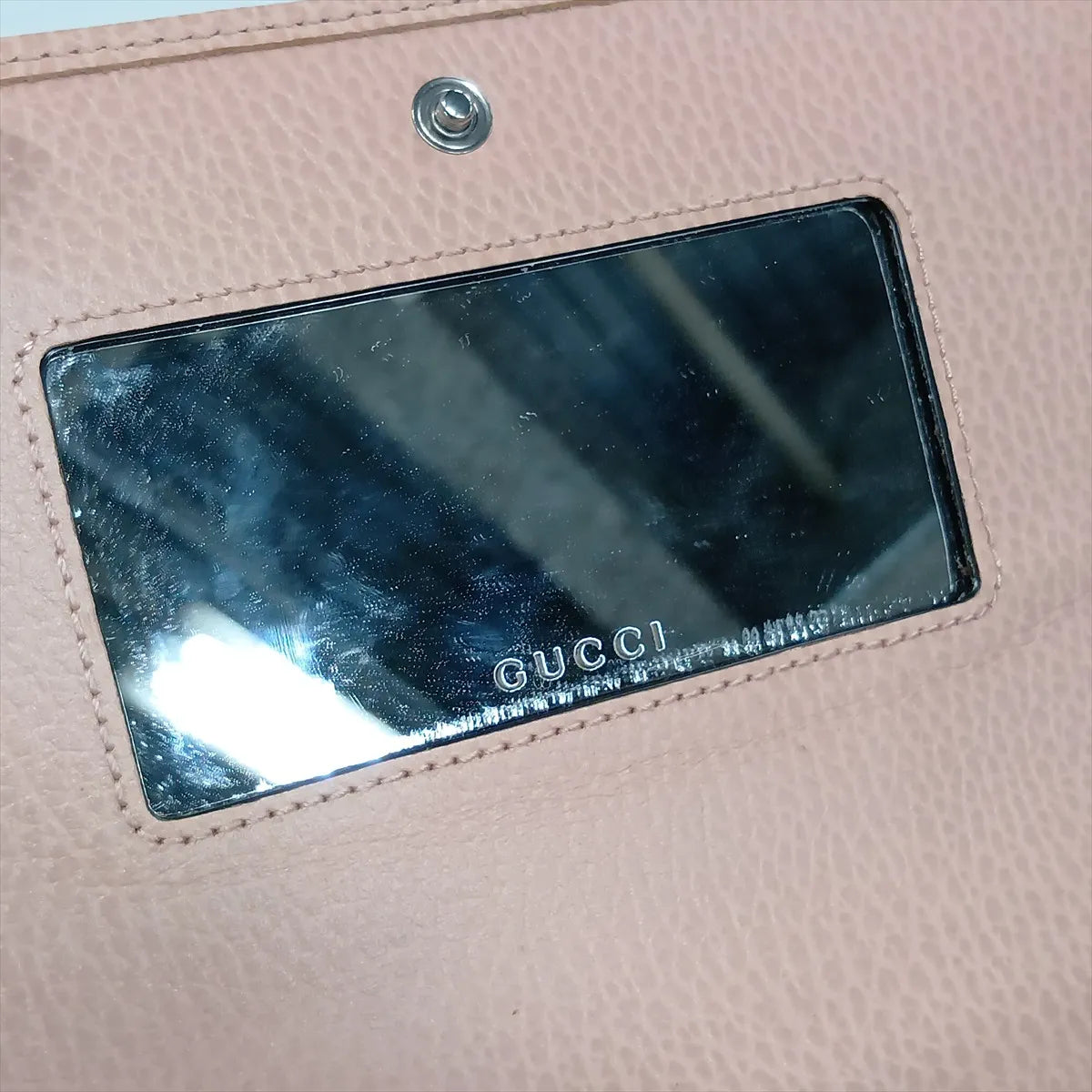 Gucci GG Marmont Wallet on Chain Pink Leather 3483