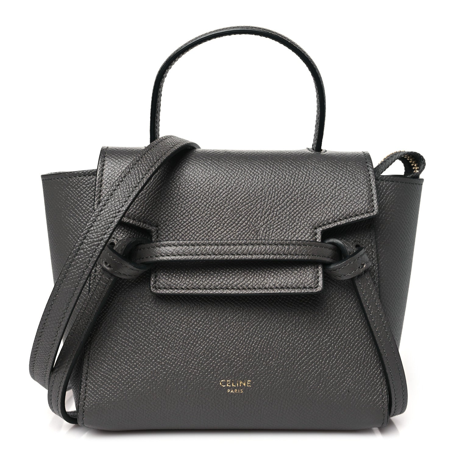 Celine Pico Belt Bag Dark Grey