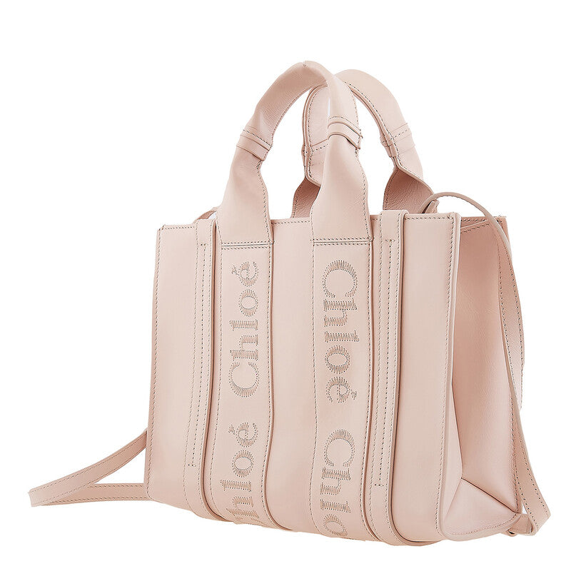Chloe Small Woody Tote Light Pink