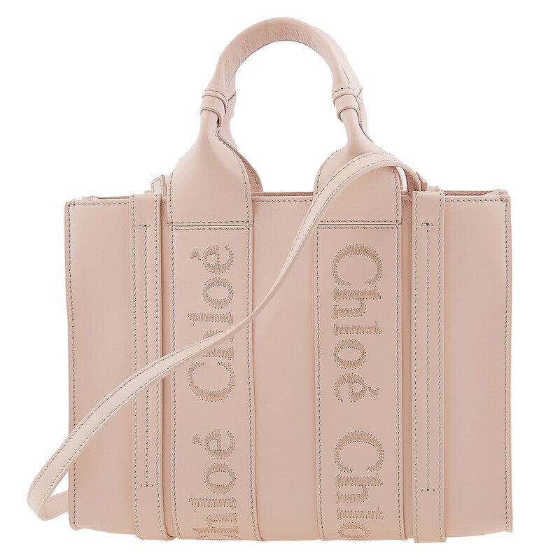 Chloe Small Woody Tote Light Pink