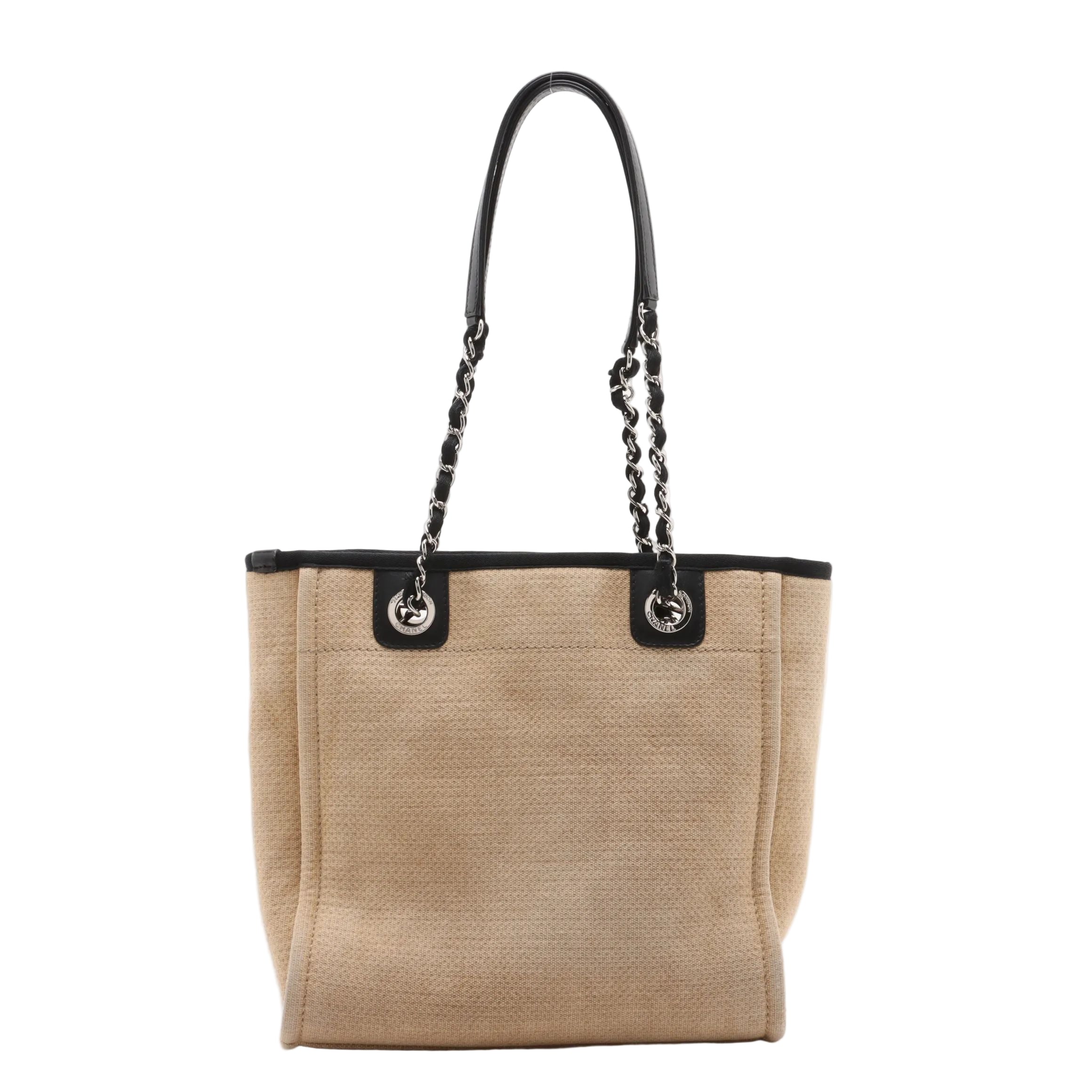 Chanel Deauville PM Beige Canvas 2943