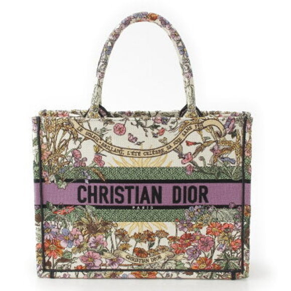 Dior Medium Book Tote 4 Saisons L' Été Soleil Summer