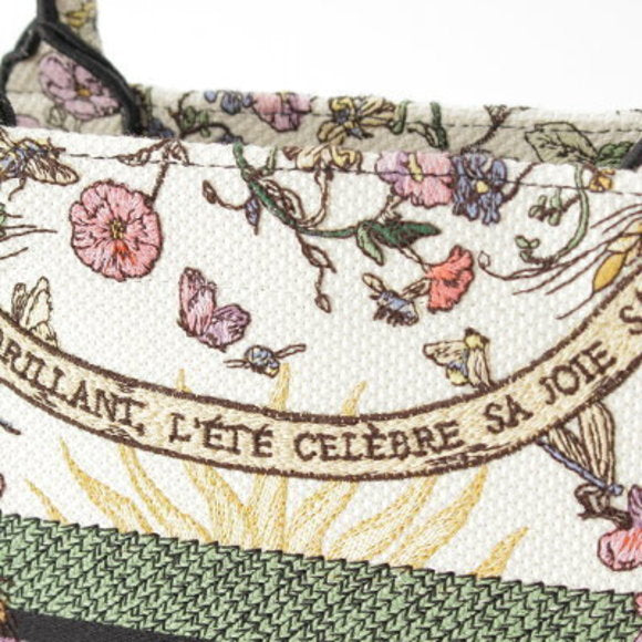 Dior Medium Book Tote 4 Saisons L' Été Soleil Summer