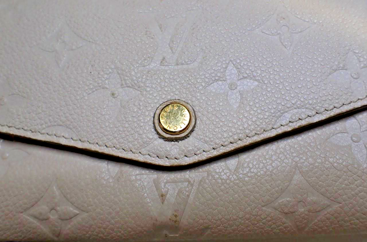 Louis Vuitton Curieuse Wallet Ivory Empreinte 3172
