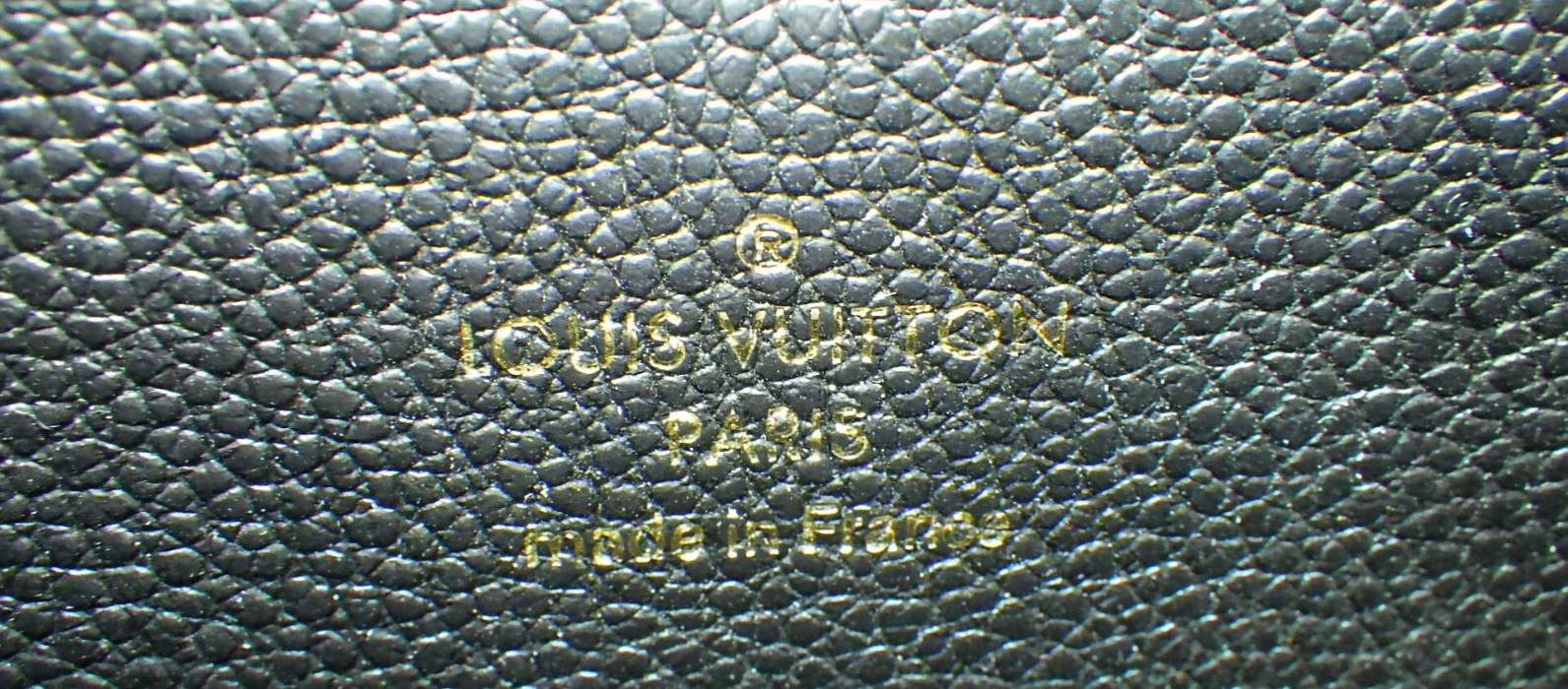 Louis Vuitton Clemence Wallet Black Empreinte 3176