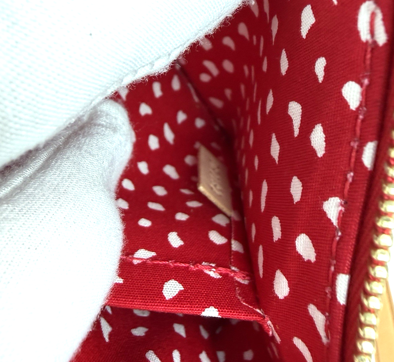 Louis Vuitton Yayoi Kusama Red Infinity Dots Pochette Accessories Vernis 1223