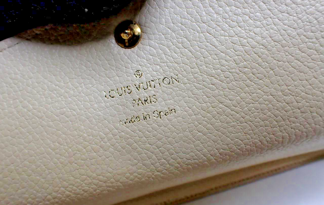 Louis Vuitton Curieuse Wallet Ivory Empreinte 3172