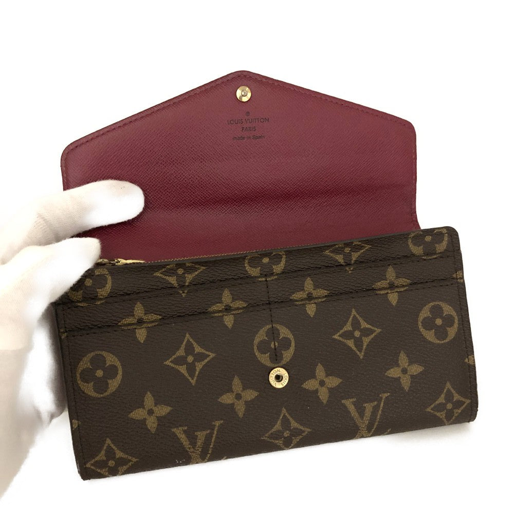 Louis Vuitton Sarah Wallet NM Monogram Fuchsia 3291