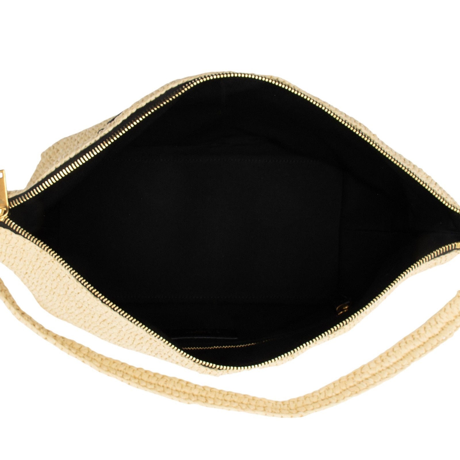 YSL Le Tuc Beige Raffia Shoulder Bag 3389