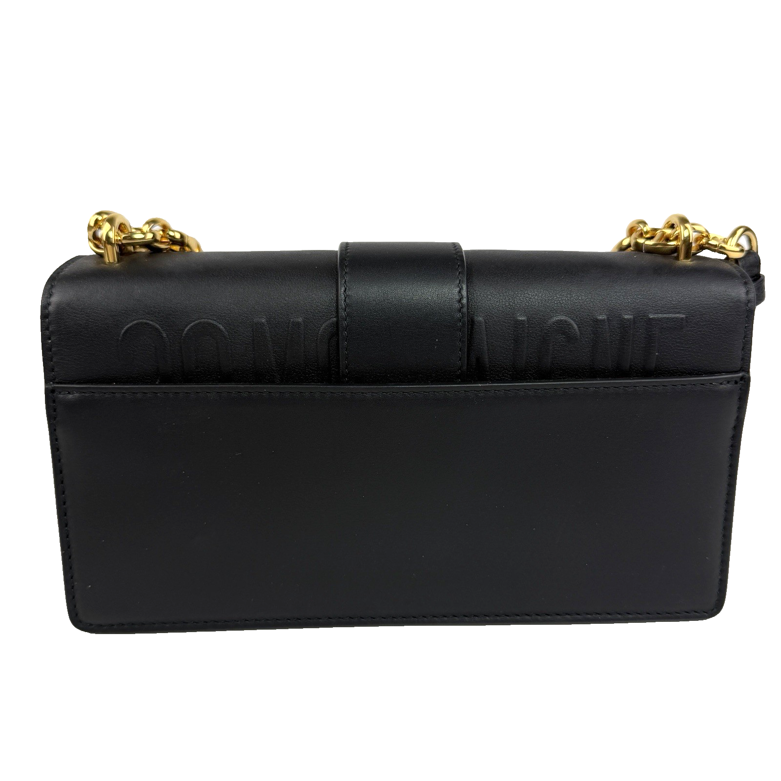 Dior 30 Montaigne East West Black Leather 1440