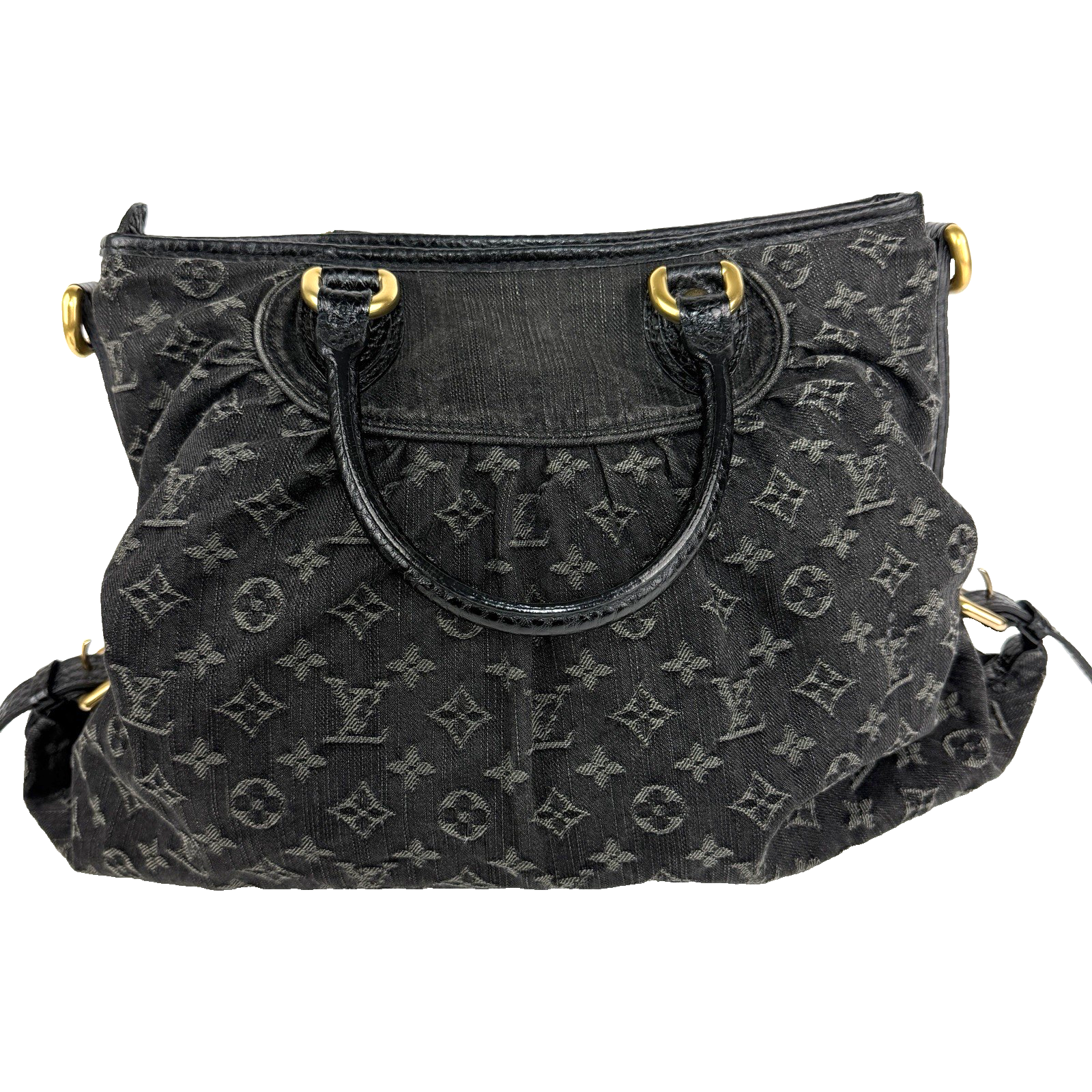 Louis Vuitton Neo Cabby GM Black Denim 2627
