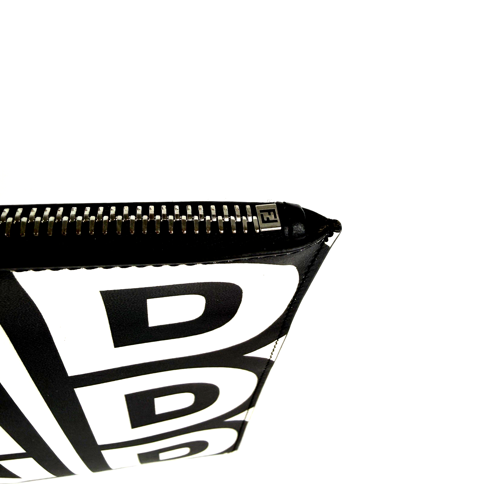 Fendi Roma Logo Wristlet Clutch Pouch 2469