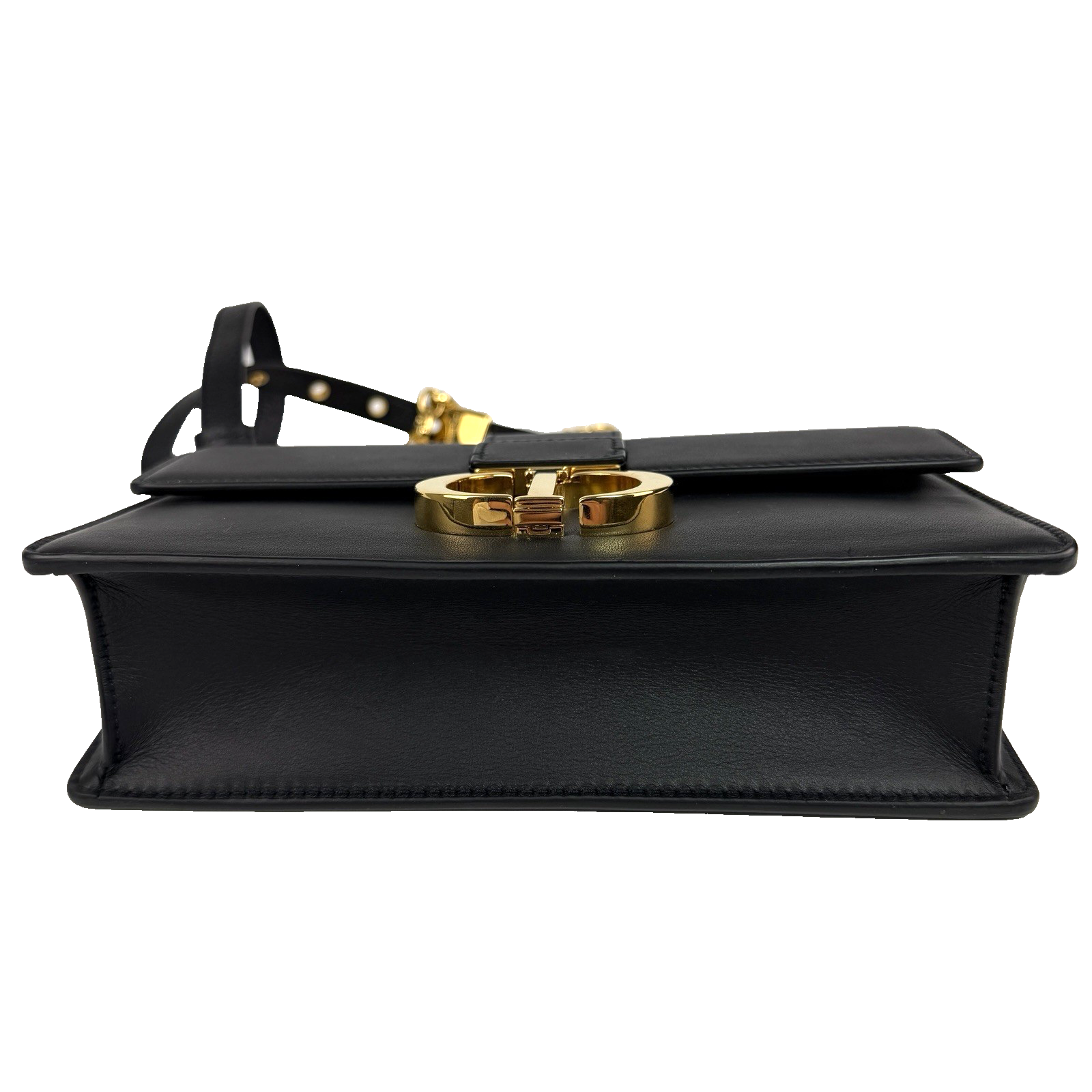 Dior 30 Montaigne East West Black Leather 1440