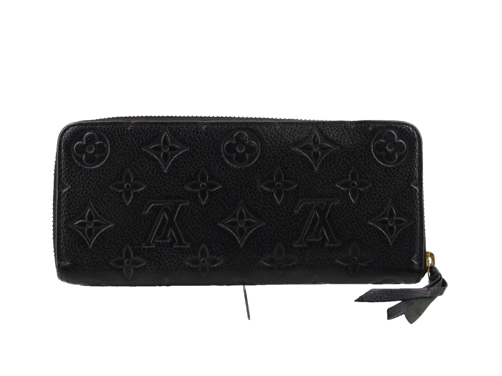 Louis Vuitton Clemence Wallet Black Empreinte 3176