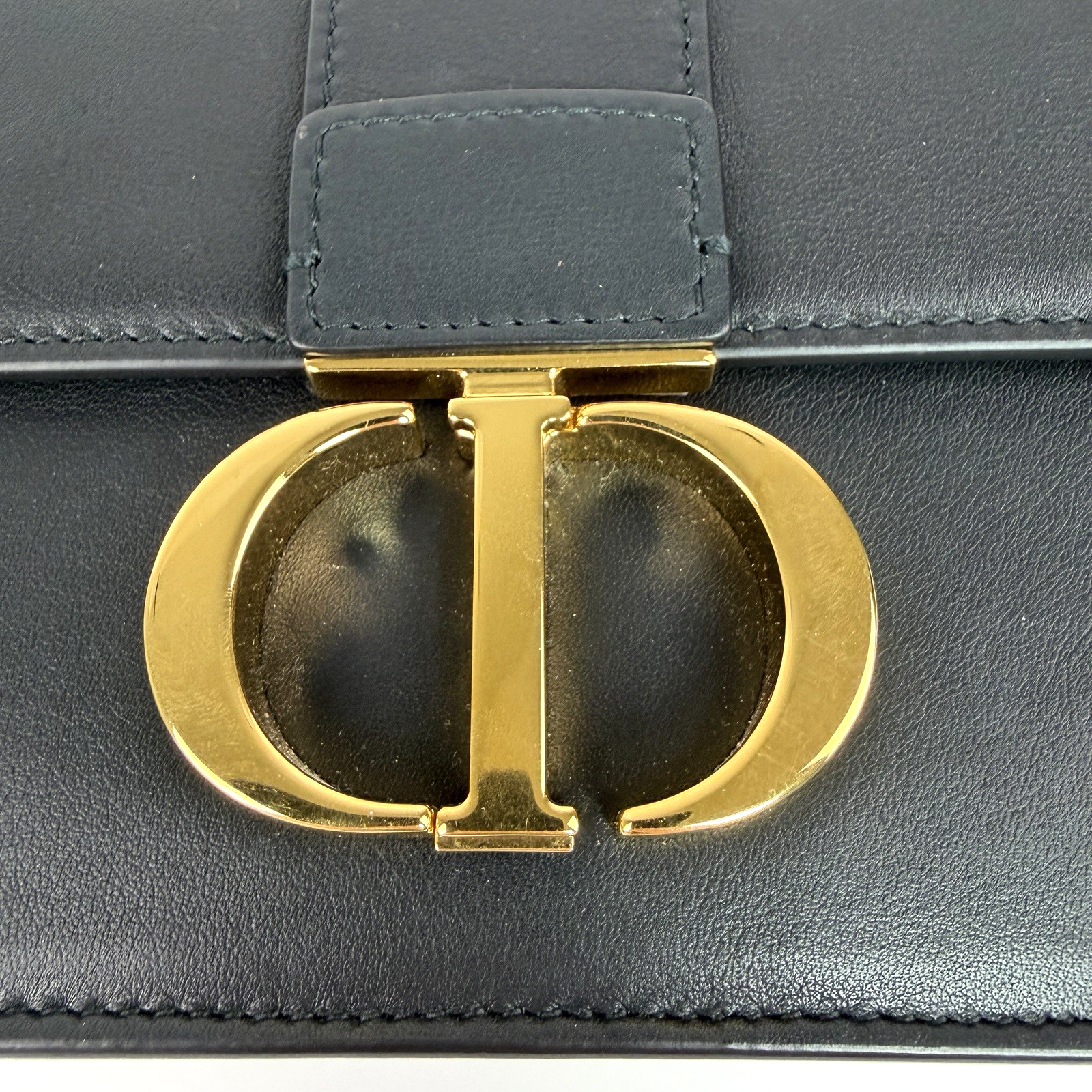 Dior 30 Montaigne East West Black Leather 1440