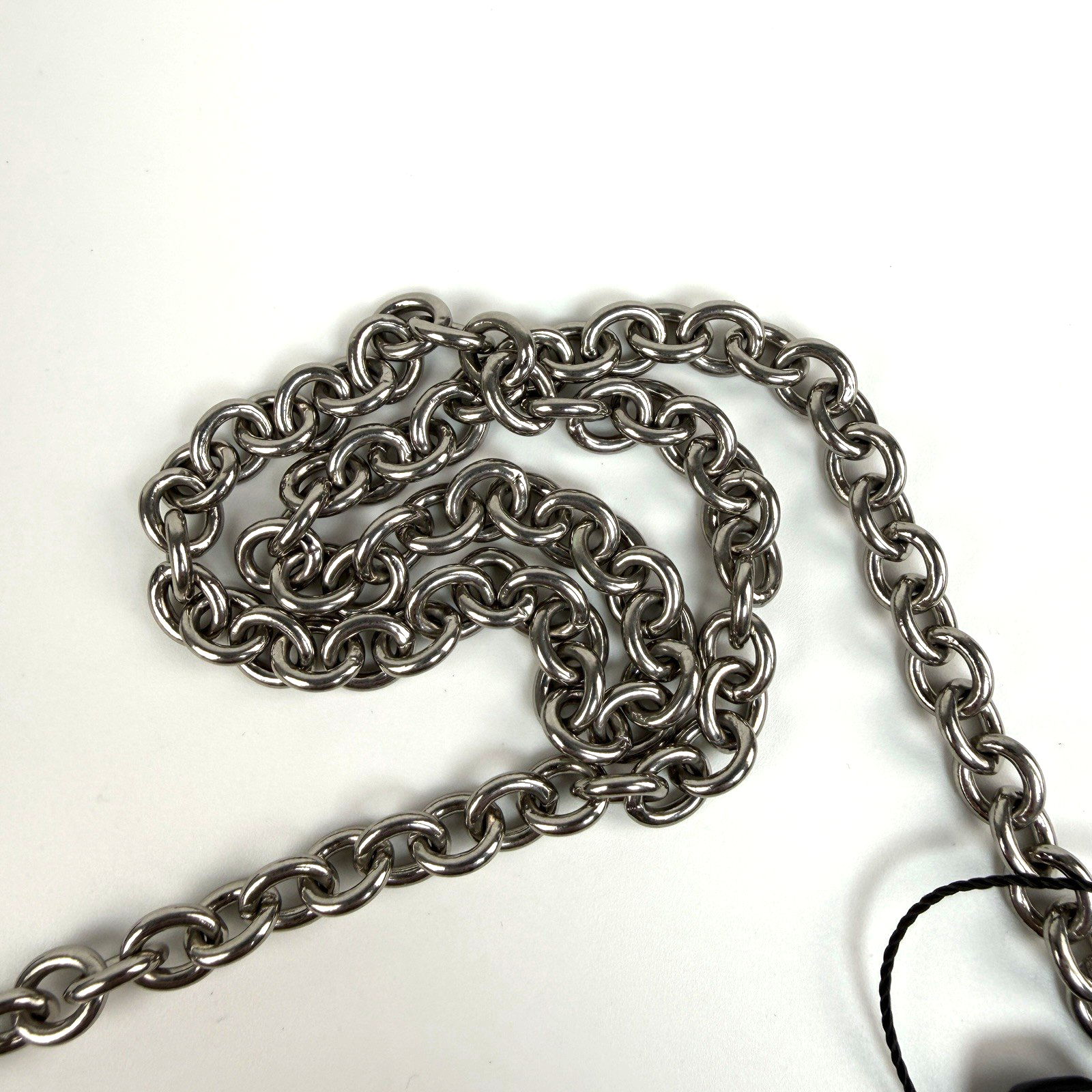 Prada Tessuto Logo Chain Pochette Black Nylon 1983