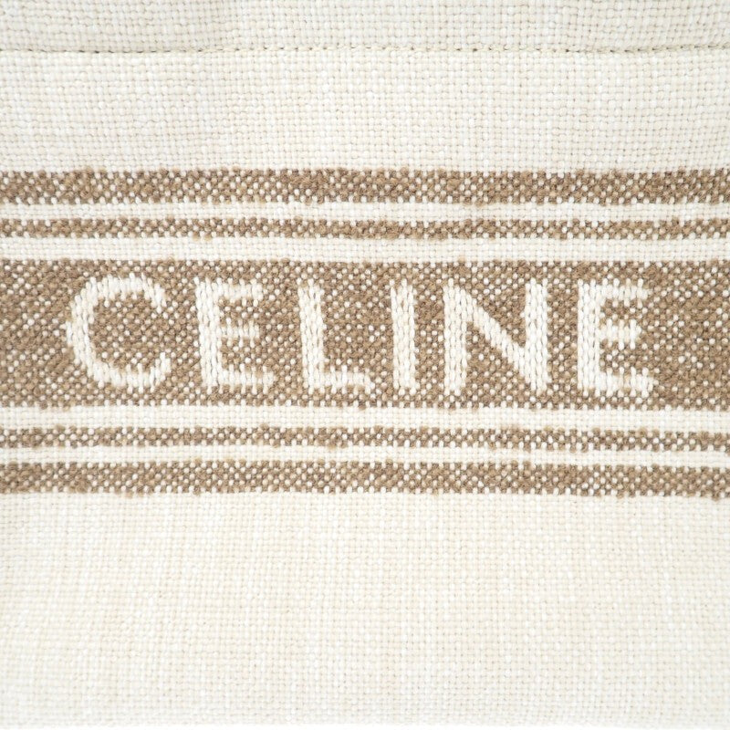 Celine Cabas Thais Tote Small Beige Jacquard