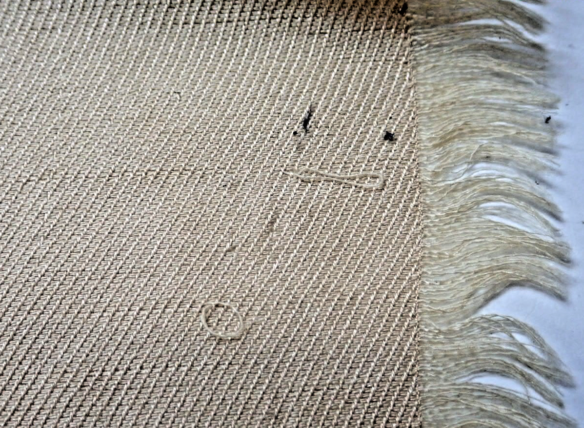 Louis Vuitton Fringe Shawl Monogram Beige 3445