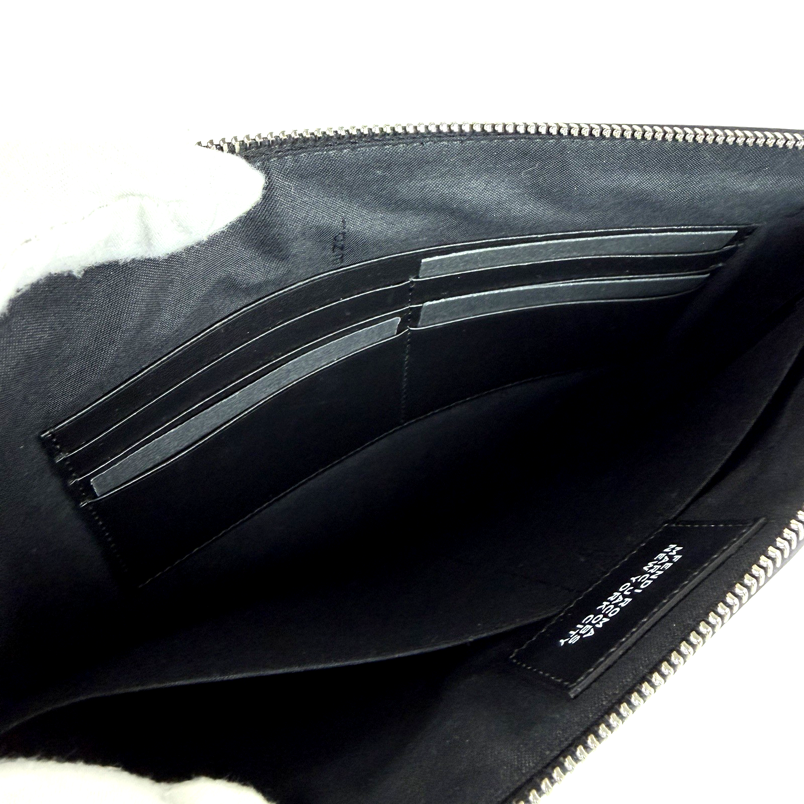Fendi Roma Logo Wristlet Clutch Pouch 2469