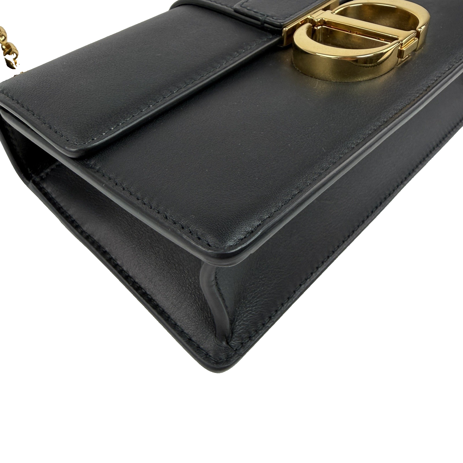 Dior 30 Montaigne East West Black Leather 1440