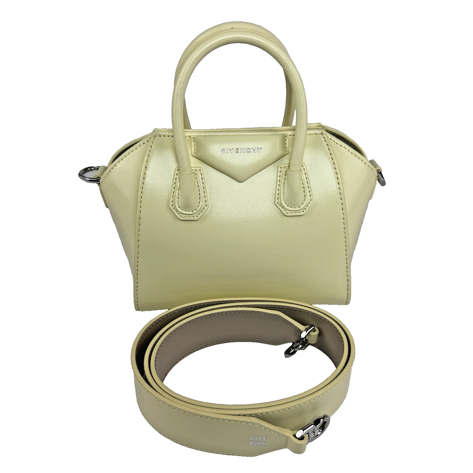Givenchy Antigona Toy Crossbody Pale Yellow 2444