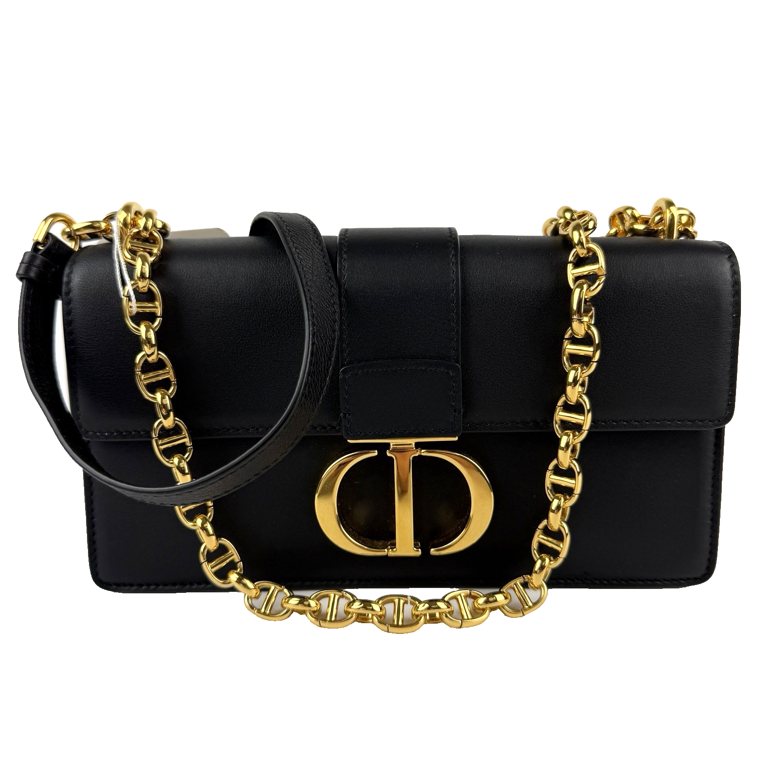 Dior 30 Montaigne East West Black Leather 1440