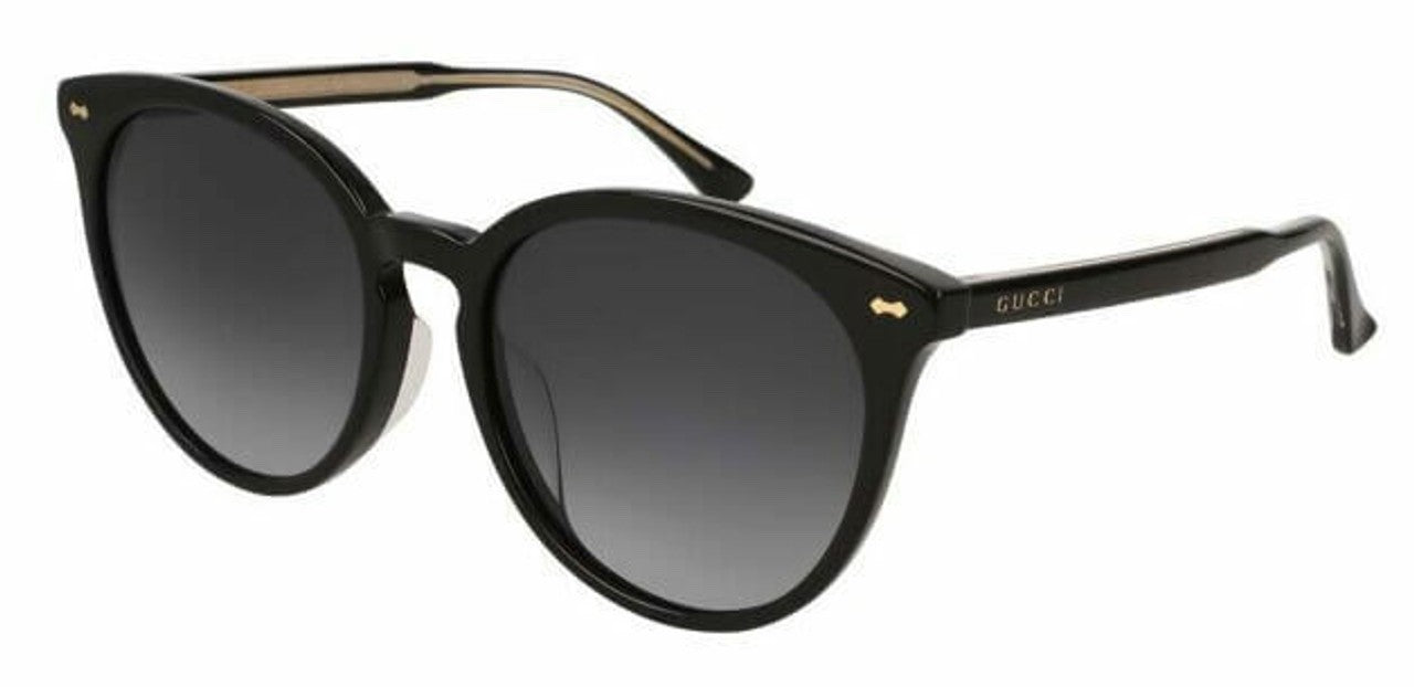 Gucci Women's Round Sunglasses Black Gradient Opulent Luxury 3085