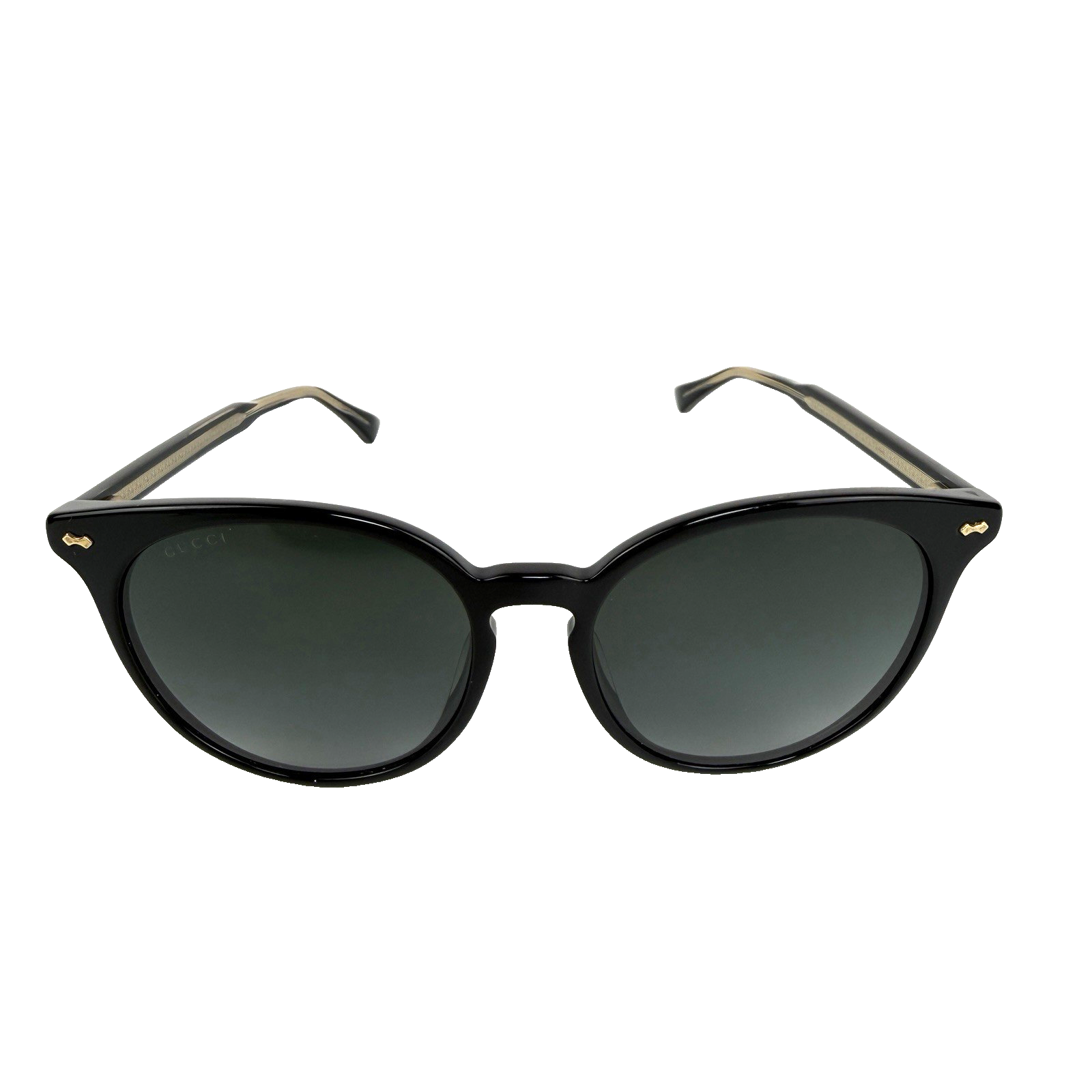 Gucci Women's Round Sunglasses Black Gradient Opulent Luxury 3085